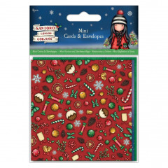 Gorjuss Christmas Mini Cards and Envelopes